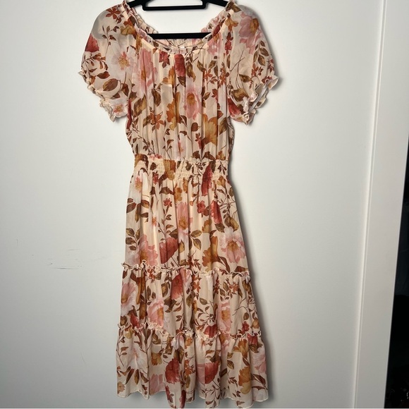 ⚪️ NWT Kate Lily Multicolored Flutter Sleeve Sundress - Picture 2 of 9